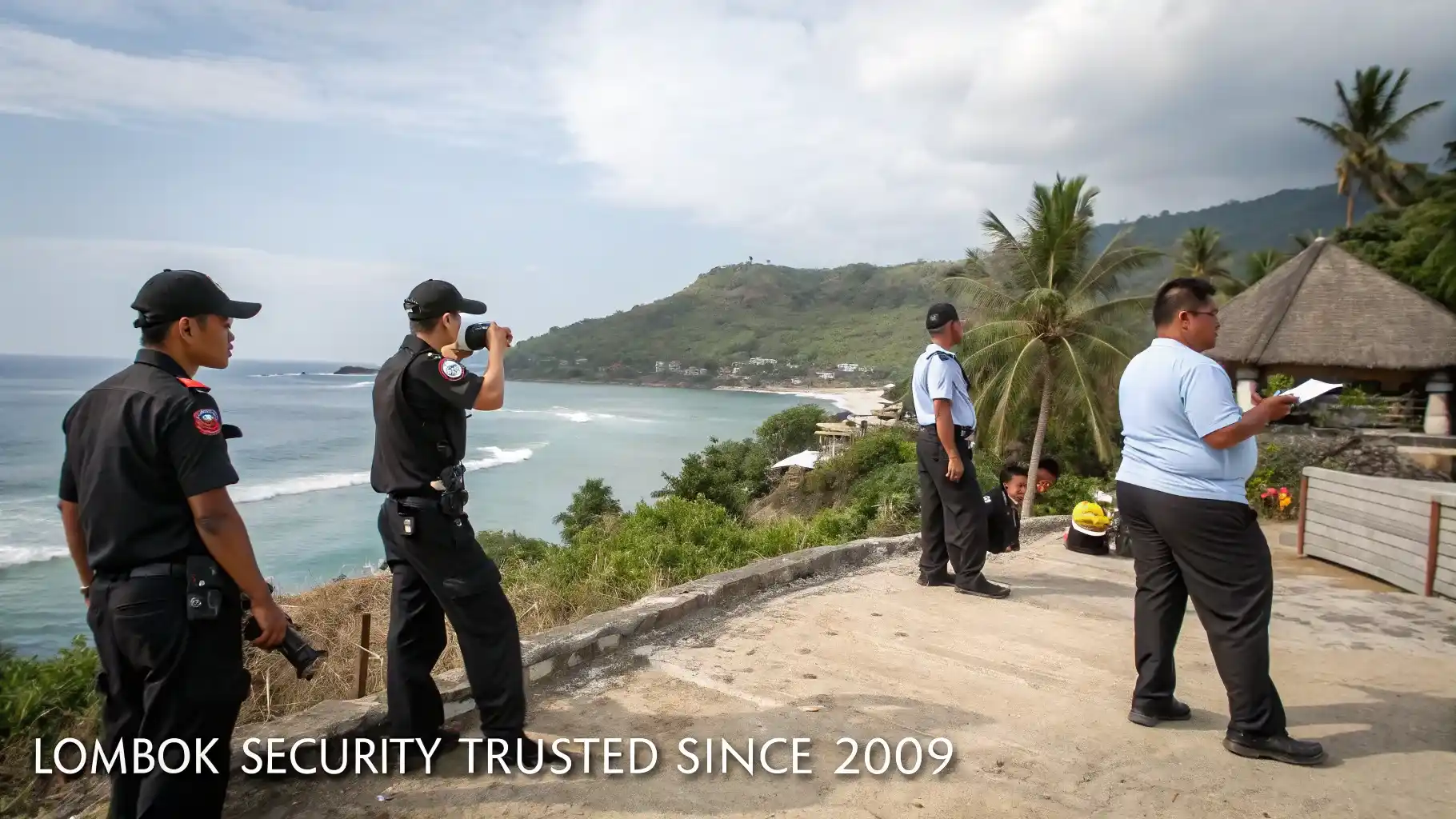 A Professional and Modern Security Team in action | Lombok Security